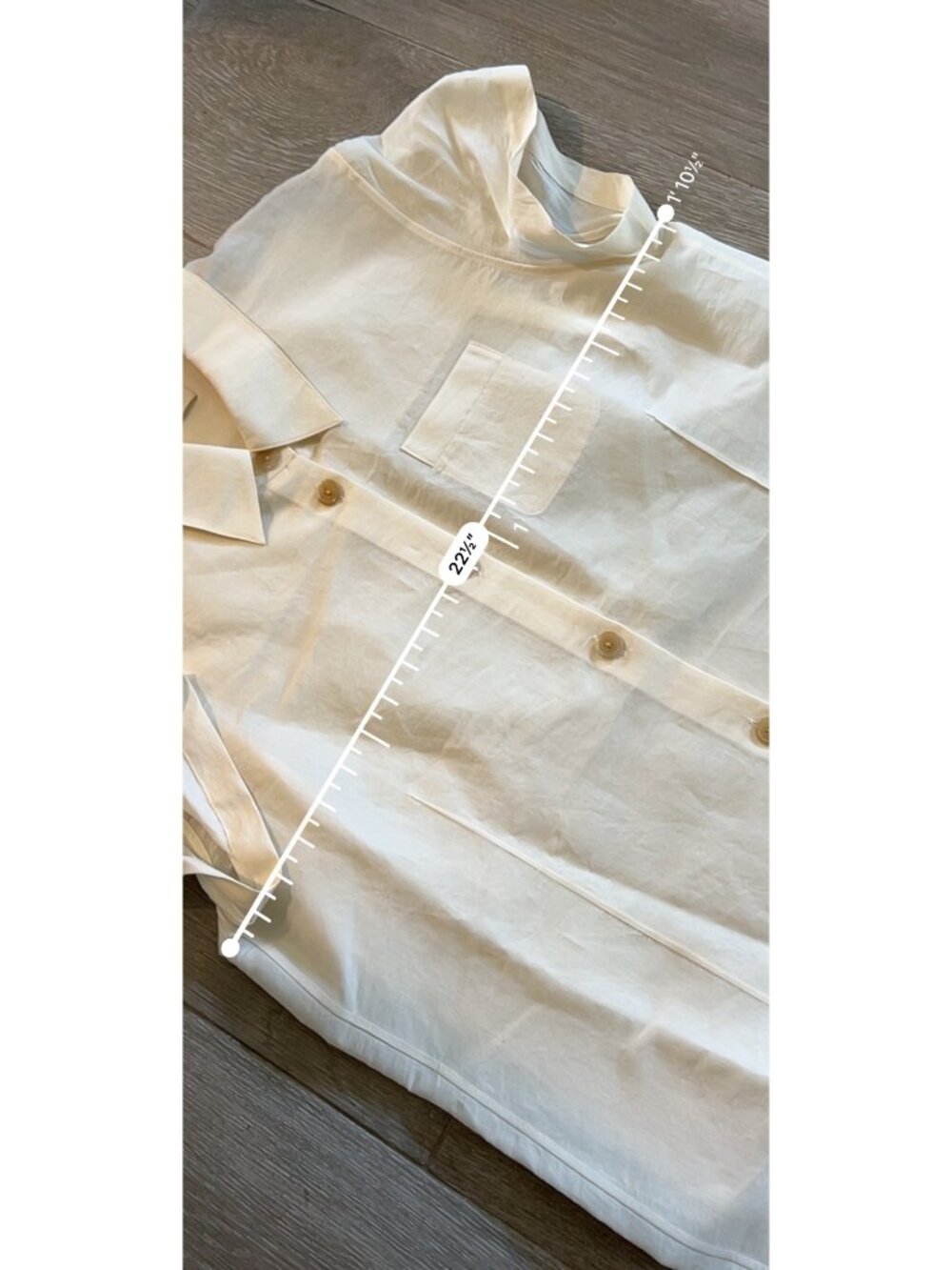 NWT KHAITE Effy silk and cotton-blend organza midi shirt dress SIZE M - Picture 8 of 12